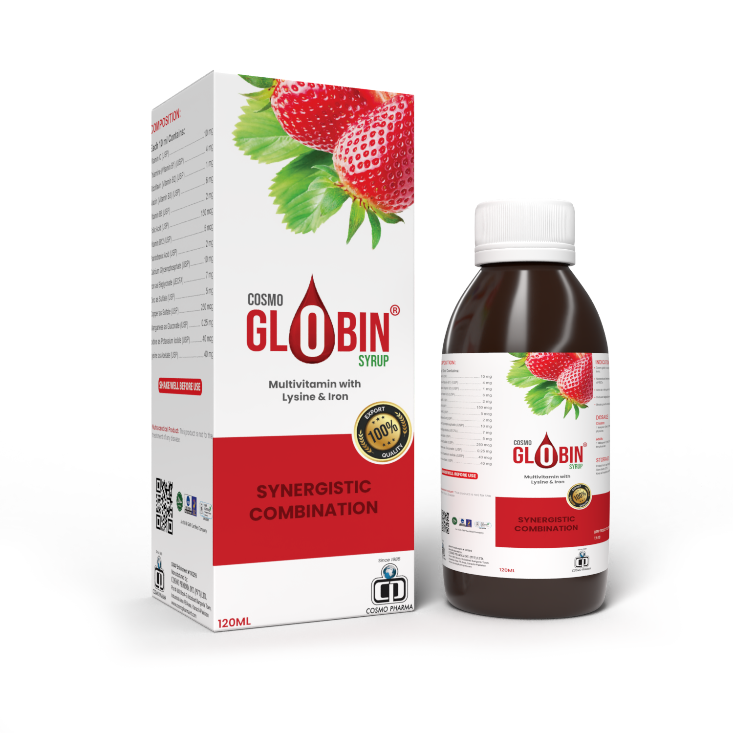 COSMO GLOBIN SYRUP 120 ML